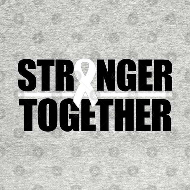 Stronger Together - White Ribbon by CuteCoCustom